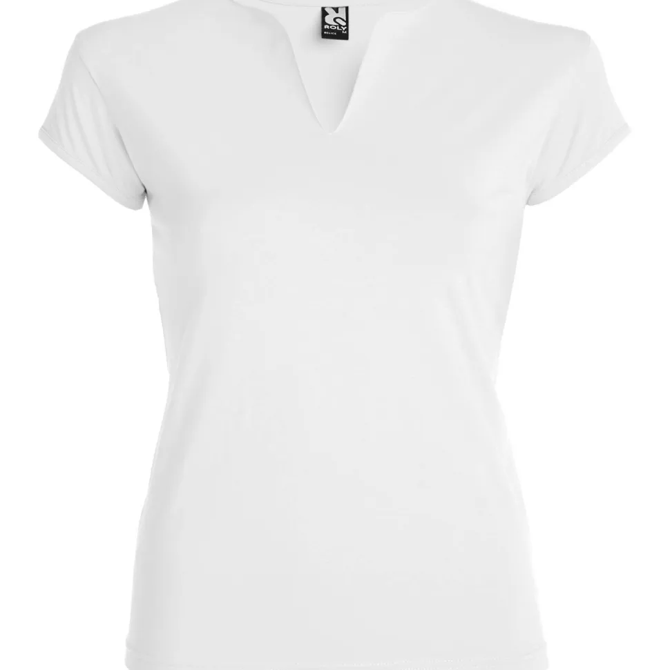 Roly CA6532 - BELICE T-shirt près du corps avec encolure en V