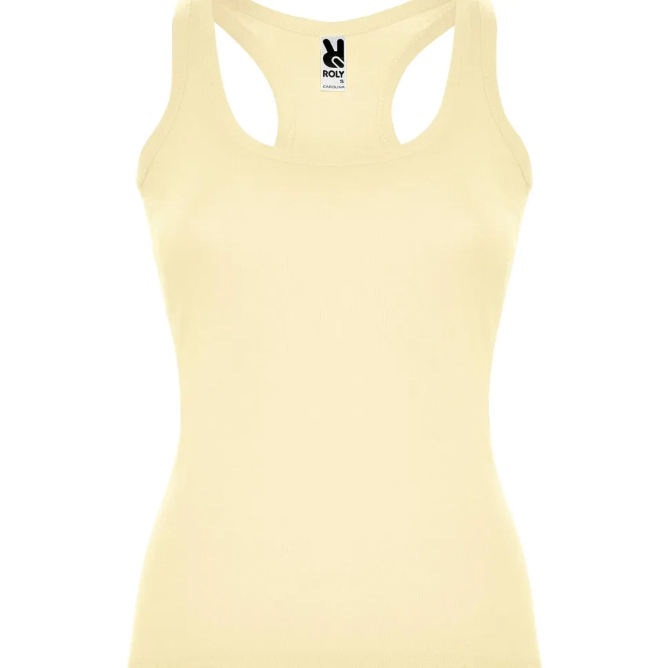 Roly CA6517 - CAROLINA T-shirt coupe près du corps avec encolure et emmanchure liserés