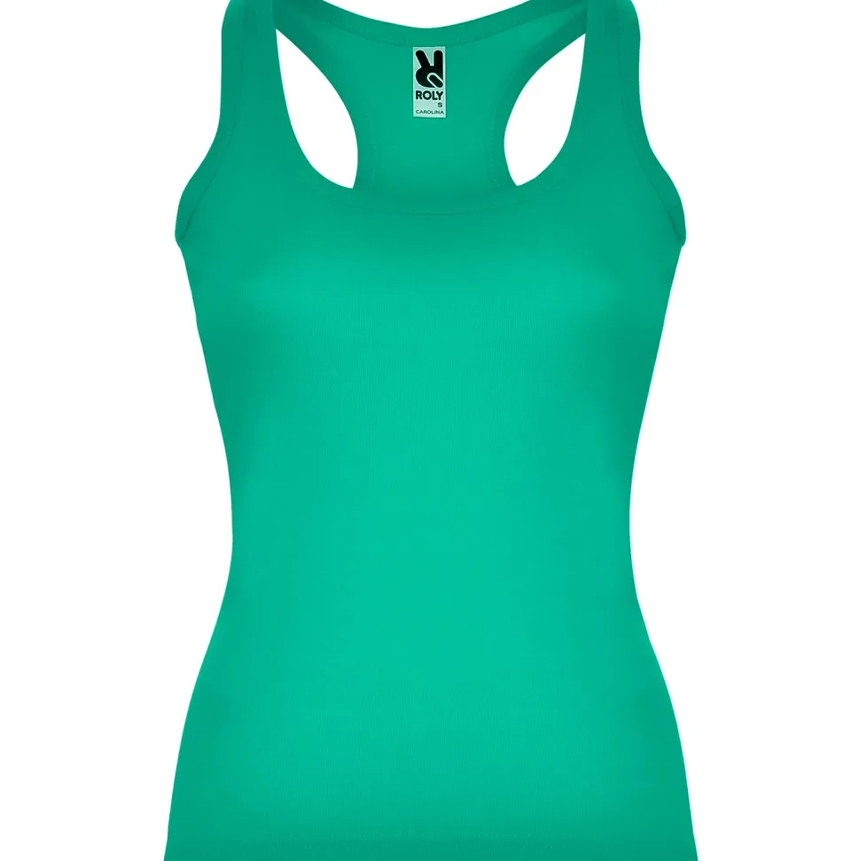 Roly CA6517 - CAROLINA T-shirt coupe près du corps avec encolure et emmanchure liserés