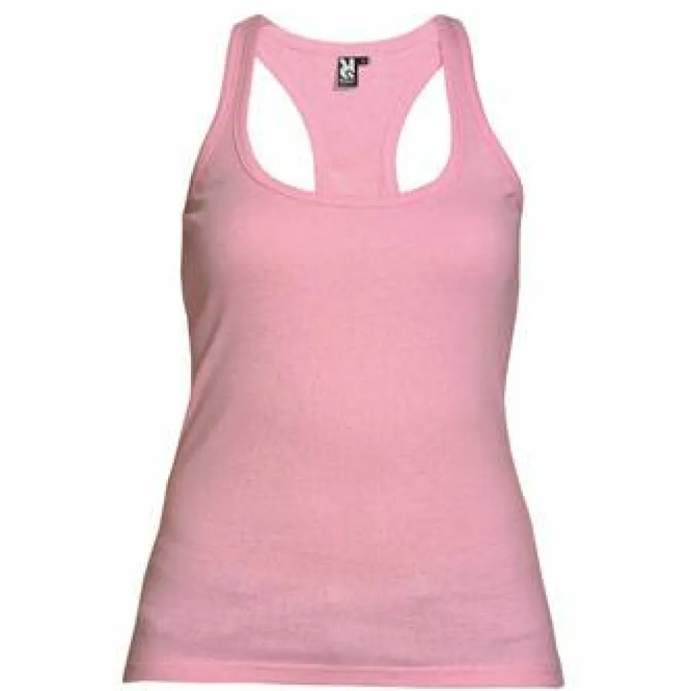 Roly CA6517 - CAROLINA T-shirt coupe près du corps avec encolure et emmanchure liserés