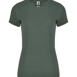 Roly CA6661 - FOX WOMAN T-shirt manches courtes pour femme en tissu chiné