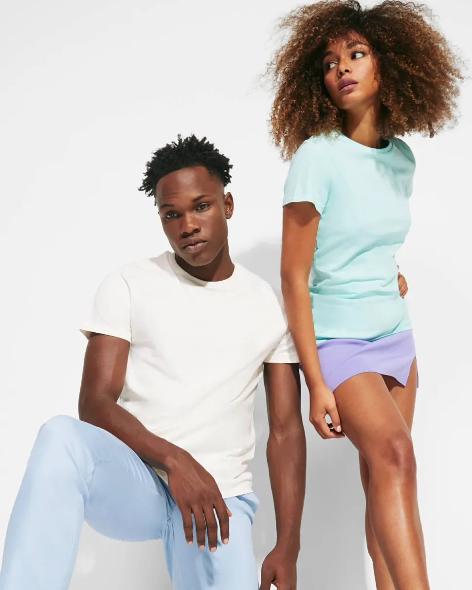 Roly CA6690 - GOLDEN T-shirt tubulaire manches courtes en coton biologique