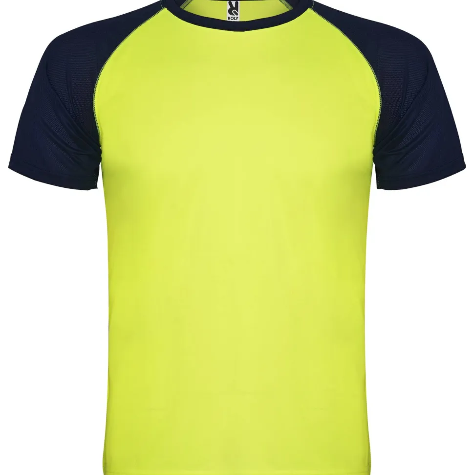 Roly CA6650 - INDIANAPOLIS T-shirt sportif manches courtes raglans contrastées
