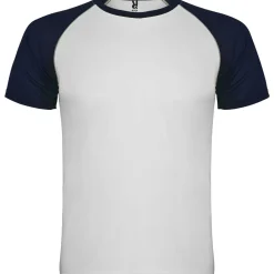 Roly CA6650 - INDIANAPOLIS T-shirt sportif manches courtes raglans contrastées