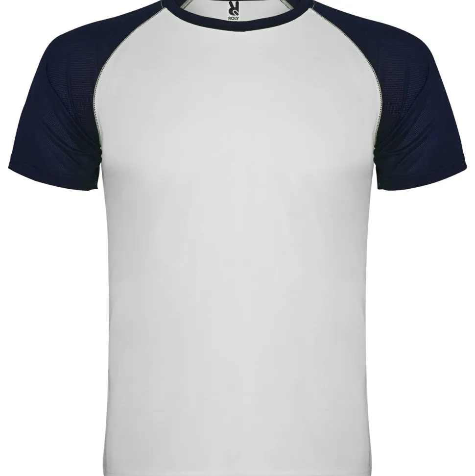 Roly CA6650 - INDIANAPOLIS T-shirt sportif manches courtes raglans contrastées
