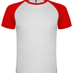 Roly CA6650 - INDIANAPOLIS T-shirt sportif manches courtes raglans contrastées