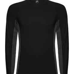 Roly CA6670 - SHANGHAI L/S T-shirt combiné avec deux tissus en polyester