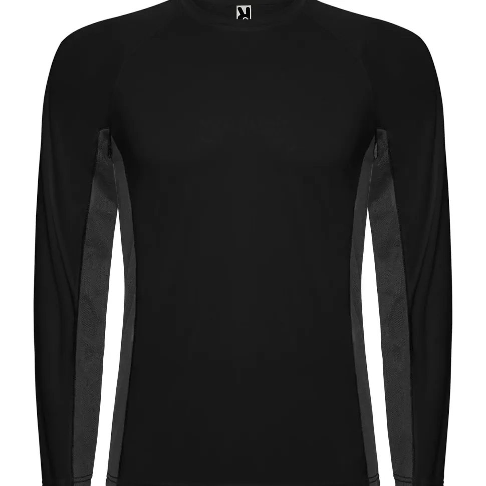 Roly CA6670 - SHANGHAI L/S T-shirt combiné avec deux tissus en polyester