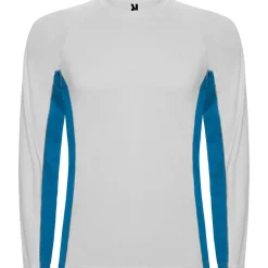 Roly CA6670 - SHANGHAI L/S T-shirt combiné avec deux tissus en polyester