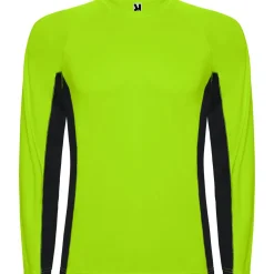 Roly CA6670 - SHANGHAI L/S T-shirt combiné avec deux tissus en polyester