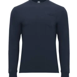 Roly CA1219 - SHIBA T-shirt manches longues avec col rond et poignets en côtes 1x1