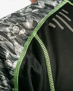 Roly CA0426 - SOCHI T-shirt technique à manches raglan avec empiècements imprimés