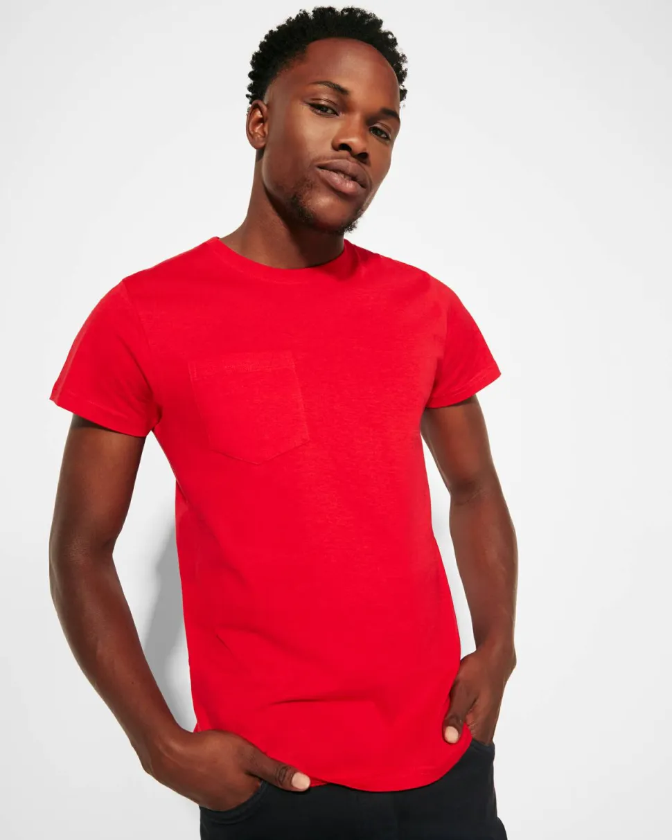Roly CA6523 - TECKEL T-shirt manches courtes avec col rond quadruple épaisseur
