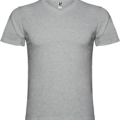 Roly CA6503 - T-shirt Col V Double Épaisseur en Coton