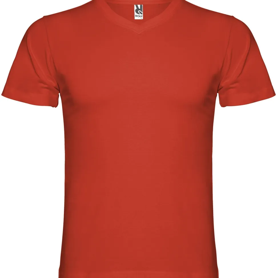 Roly CA6503 - T-shirt Col V Double Épaisseur en Coton