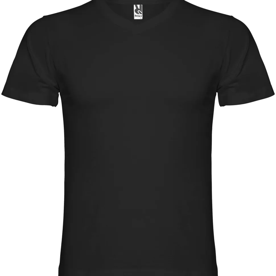 Roly CA6503 - T-shirt Col V Double Épaisseur en Coton