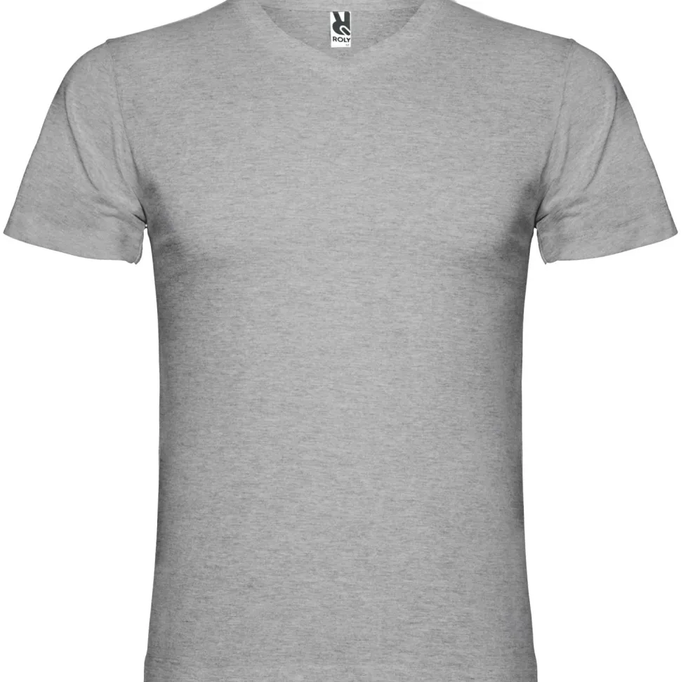 Roly CA6503 - T-shirt Col V Double Épaisseur en Coton