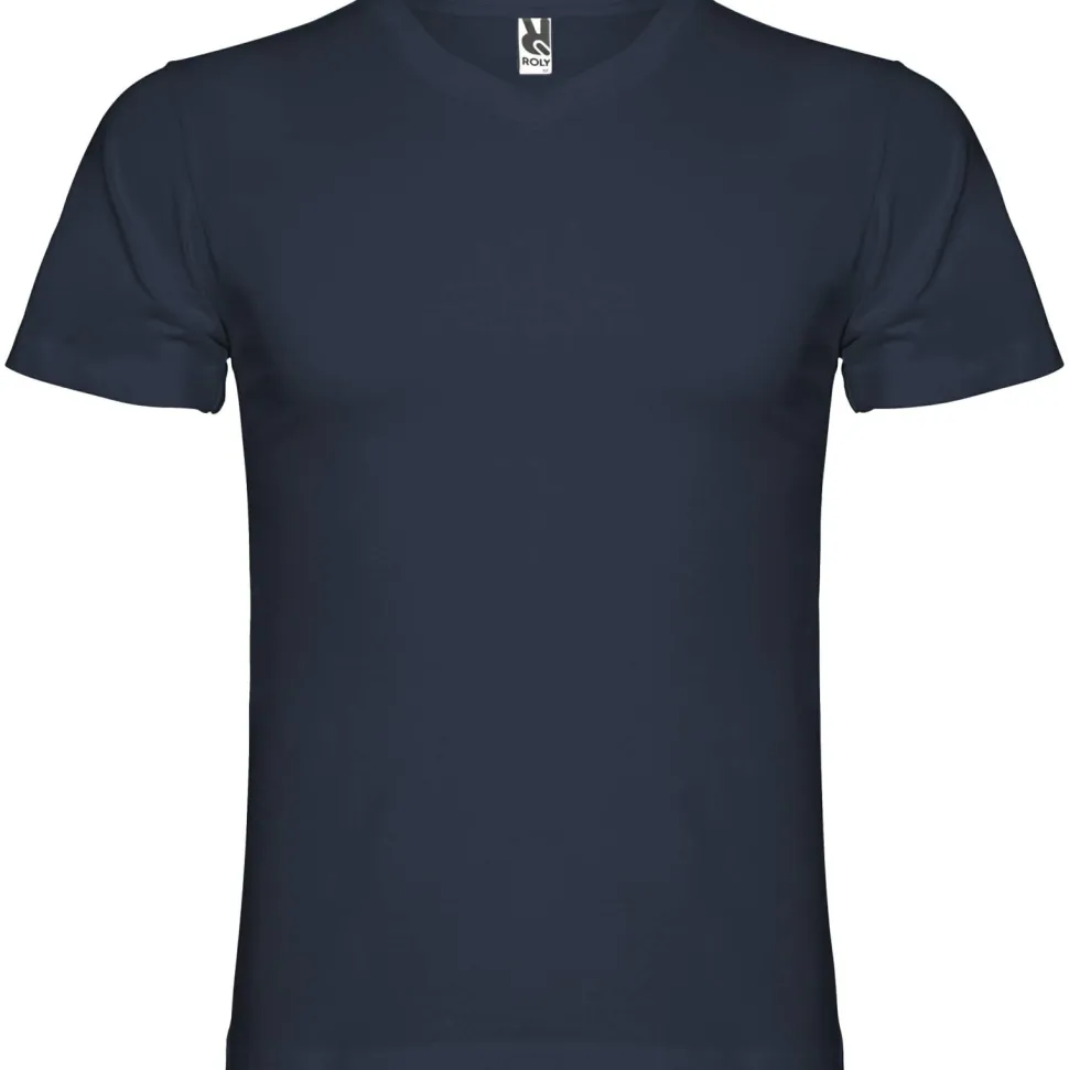 Roly CA6503 - T-shirt Col V Double Épaisseur en Coton