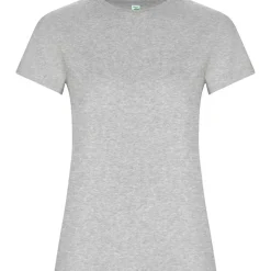 Roly CA6696 - T-shirt Femme Ajusté en Coton Bio à Manches Courtes