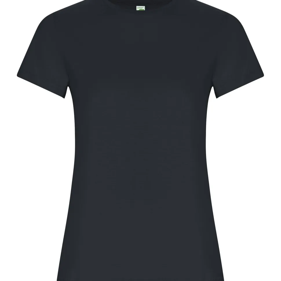 Roly CA6696 - T-shirt Femme Ajusté en Coton Bio à Manches Courtes