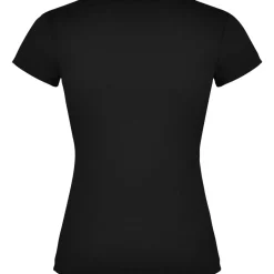 Roly CA6646 - T-shirt Femme Col V Coton avec Finitions Côtelées