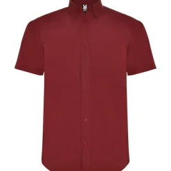 Roly CM5503 - AIFOS Chemise à manches courtes et col classique amidonné avec un bouton