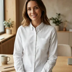 Roly CM5068 - OXFORD WOMAN Chemise à manches longues ceintré