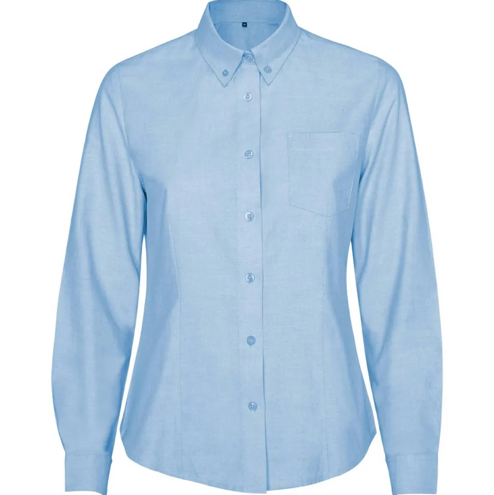 Roly CM5068 - OXFORD WOMAN Chemise à manches longues ceintré
