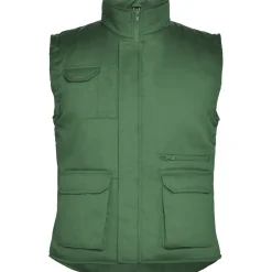 Roly CQ5067 - ALMANZOR Gilet de travail multi-poches à col montant