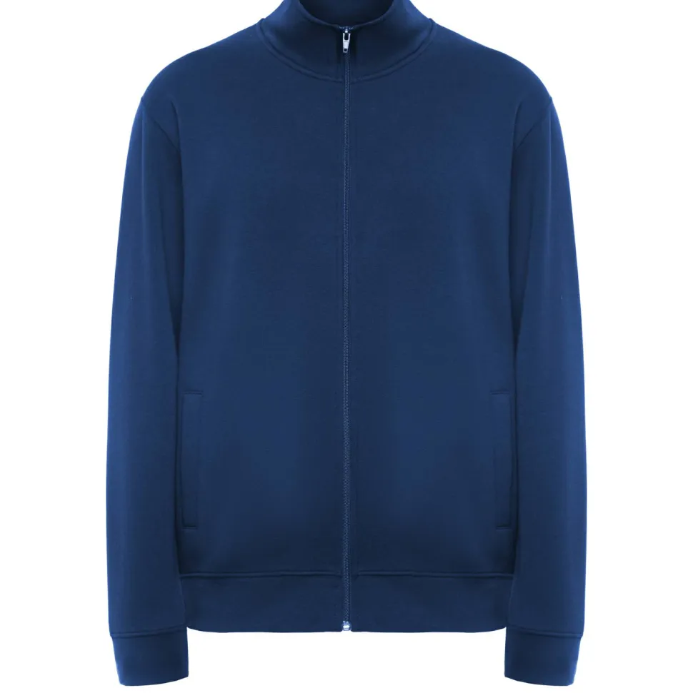 Roly CQ6439 - ULAN Sweat avec encolure montante et zip au ton