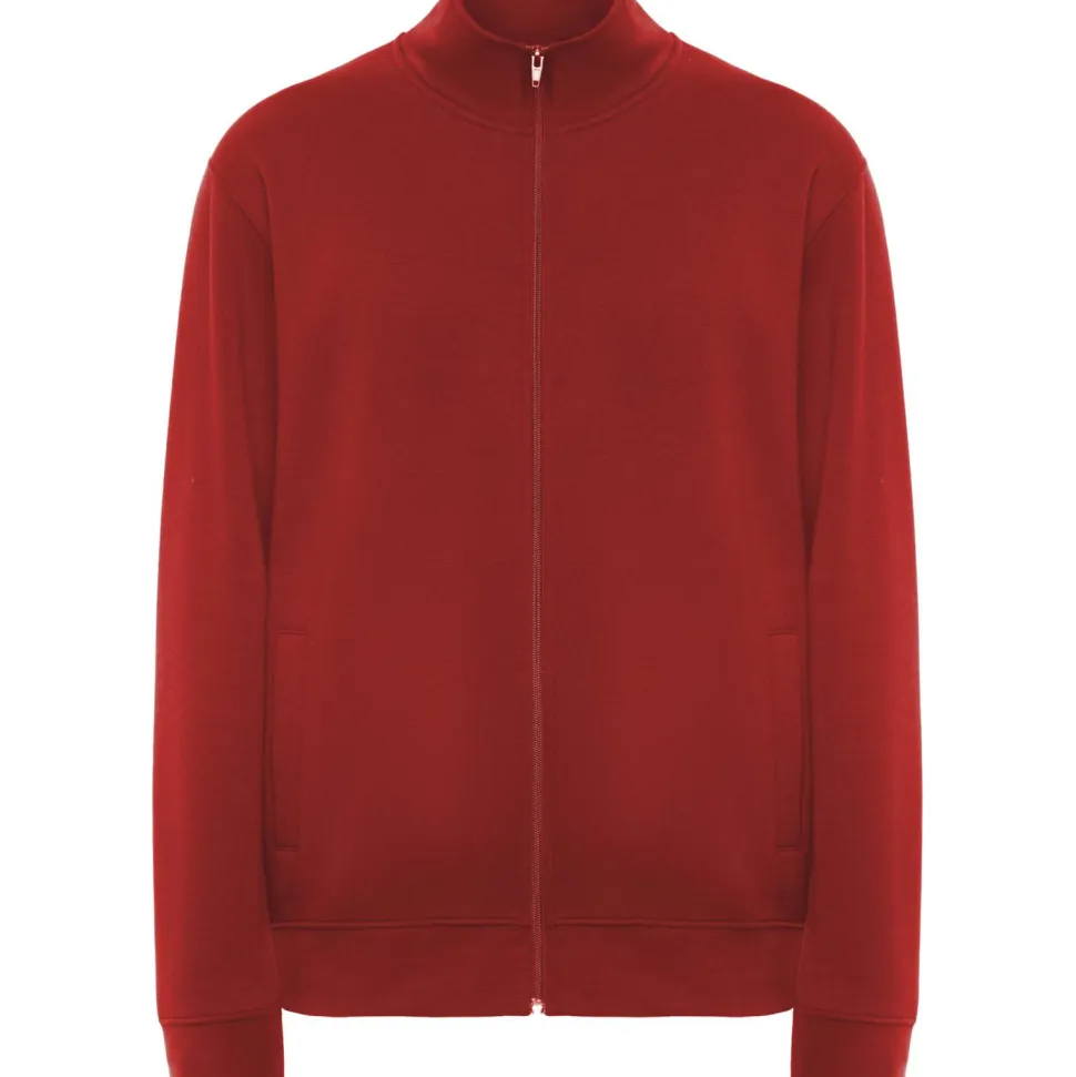Roly CQ6439 - ULAN Sweat avec encolure montante et zip au ton
