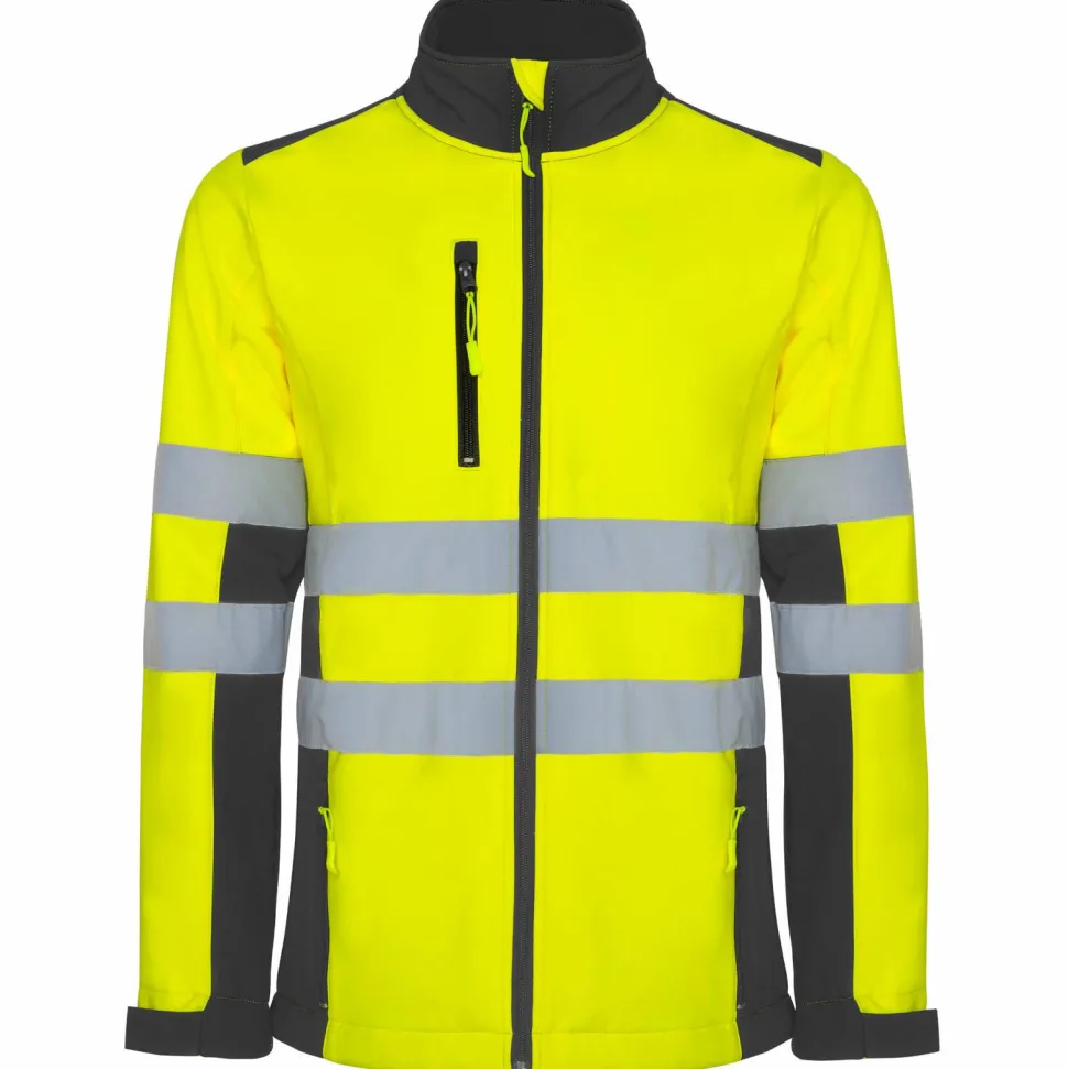 Roly HV9303 - ANTARES Soft shell bi-couleur haute visibilité