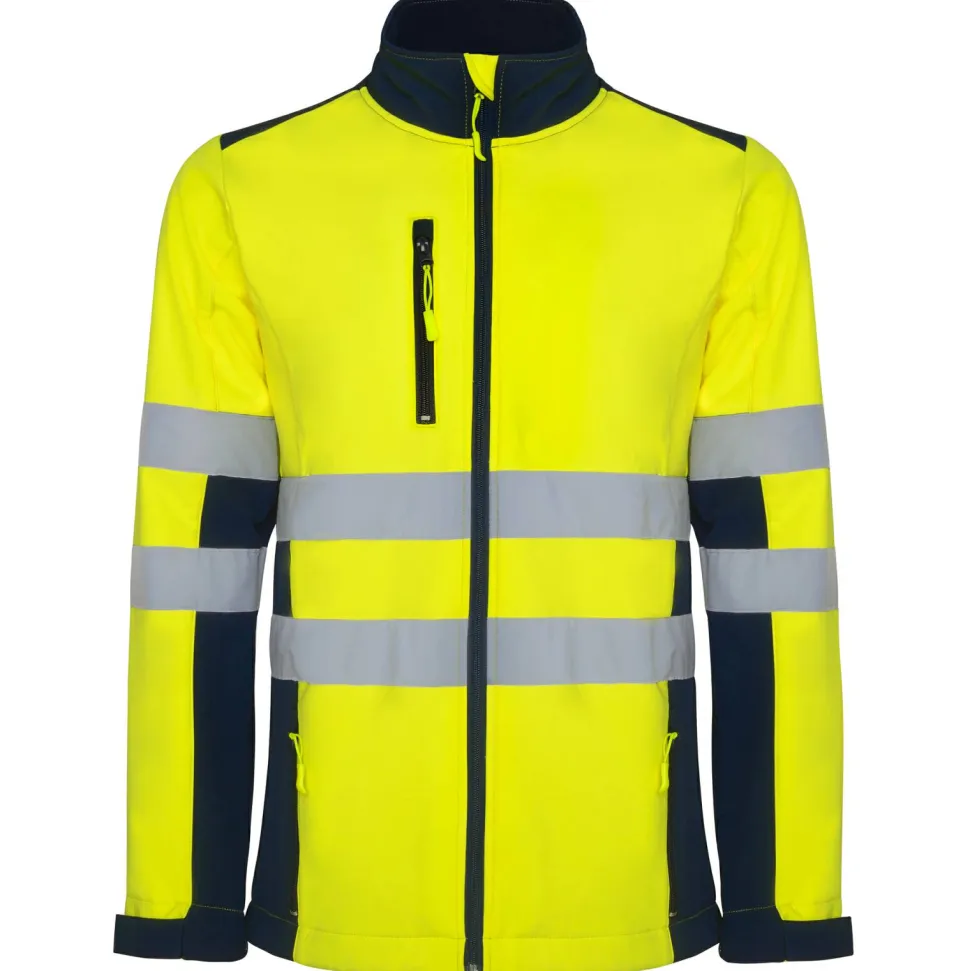 Roly HV9303 - ANTARES Soft shell bi-couleur haute visibilité