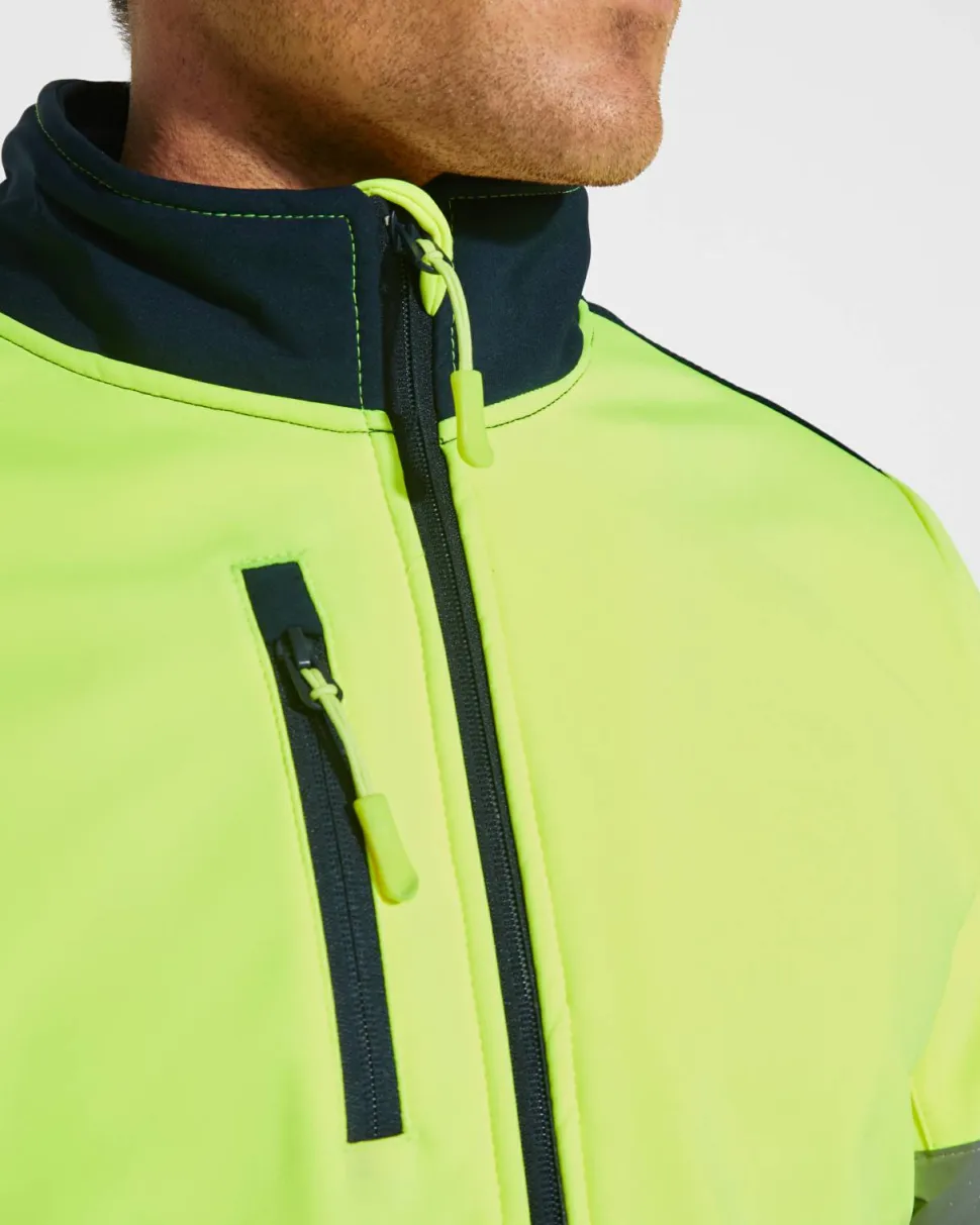 Roly HV9303 - ANTARES Soft shell bi-couleur haute visibilité