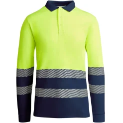 Roly HV9319 - ATRIO LS Polo technique haute visibilité à manches longues
