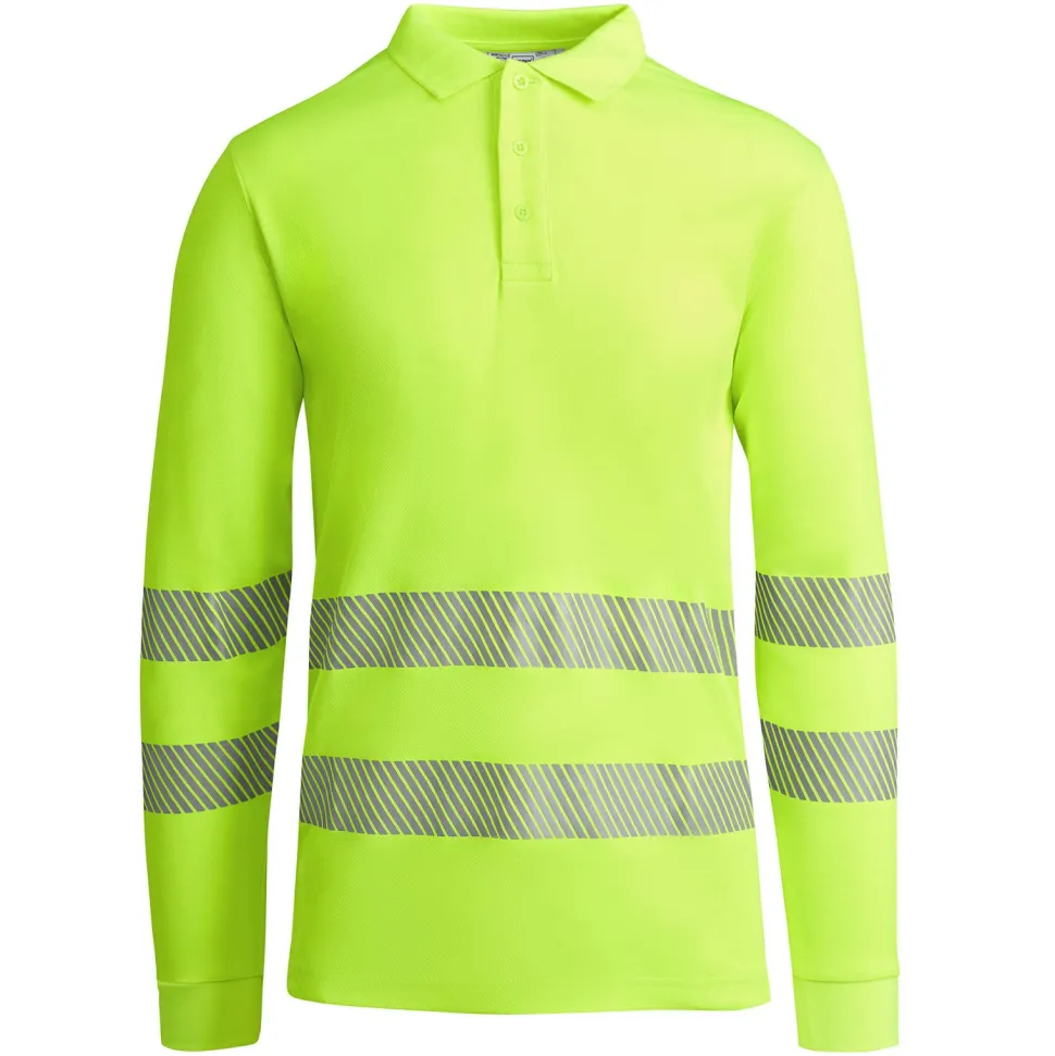 Roly HV9319 - ATRIO LS Polo technique haute visibilité à manches longues