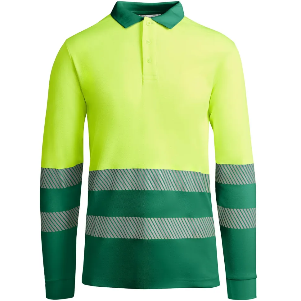 Roly HV9319 - ATRIO LS Polo technique haute visibilité à manches longues