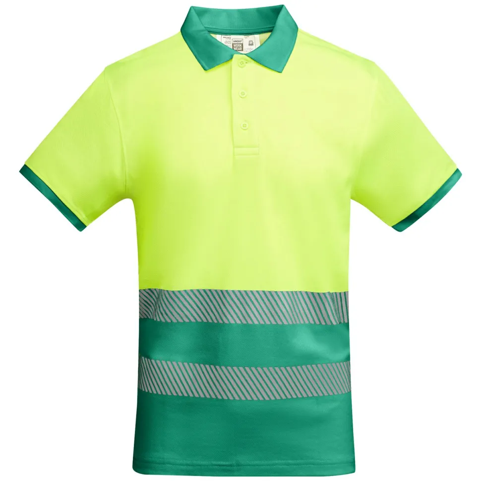 Roly HV9318 - ATRIO Polo technique haute visibilité à manches courtes