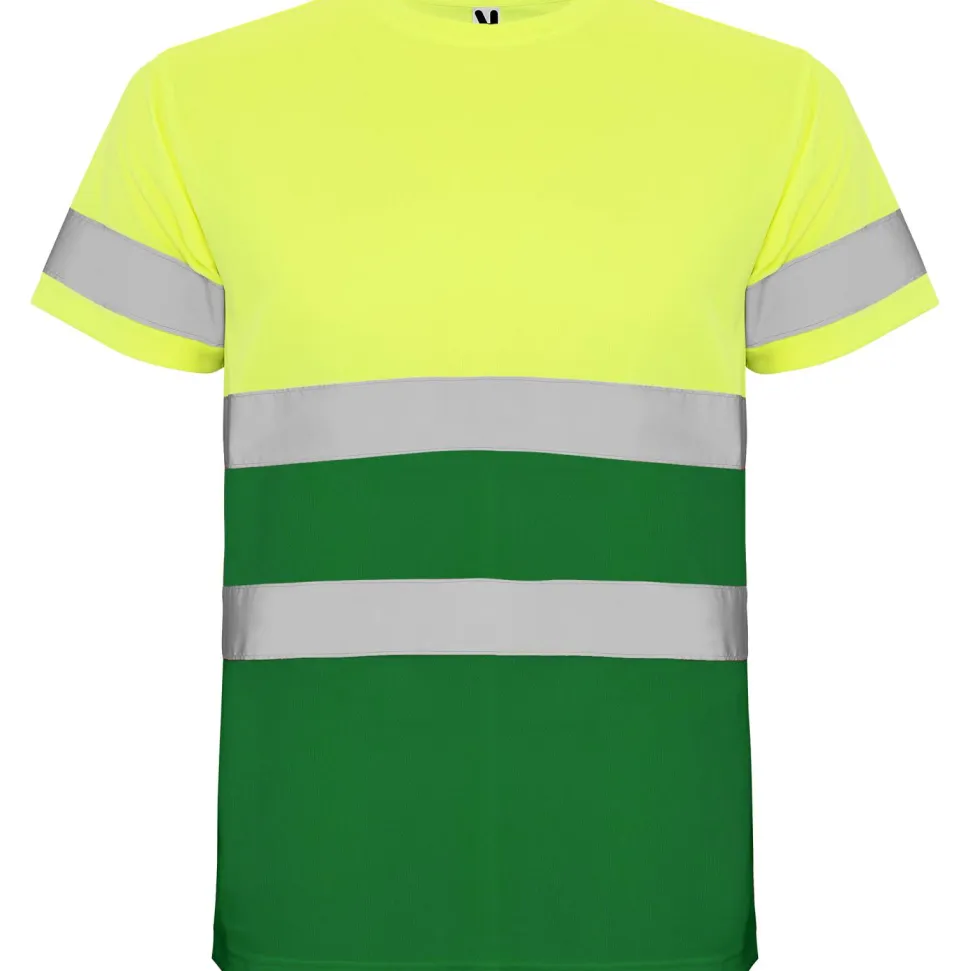 Roly HV9310 - DELTA T-shirt technique manches courtes haute visibilité