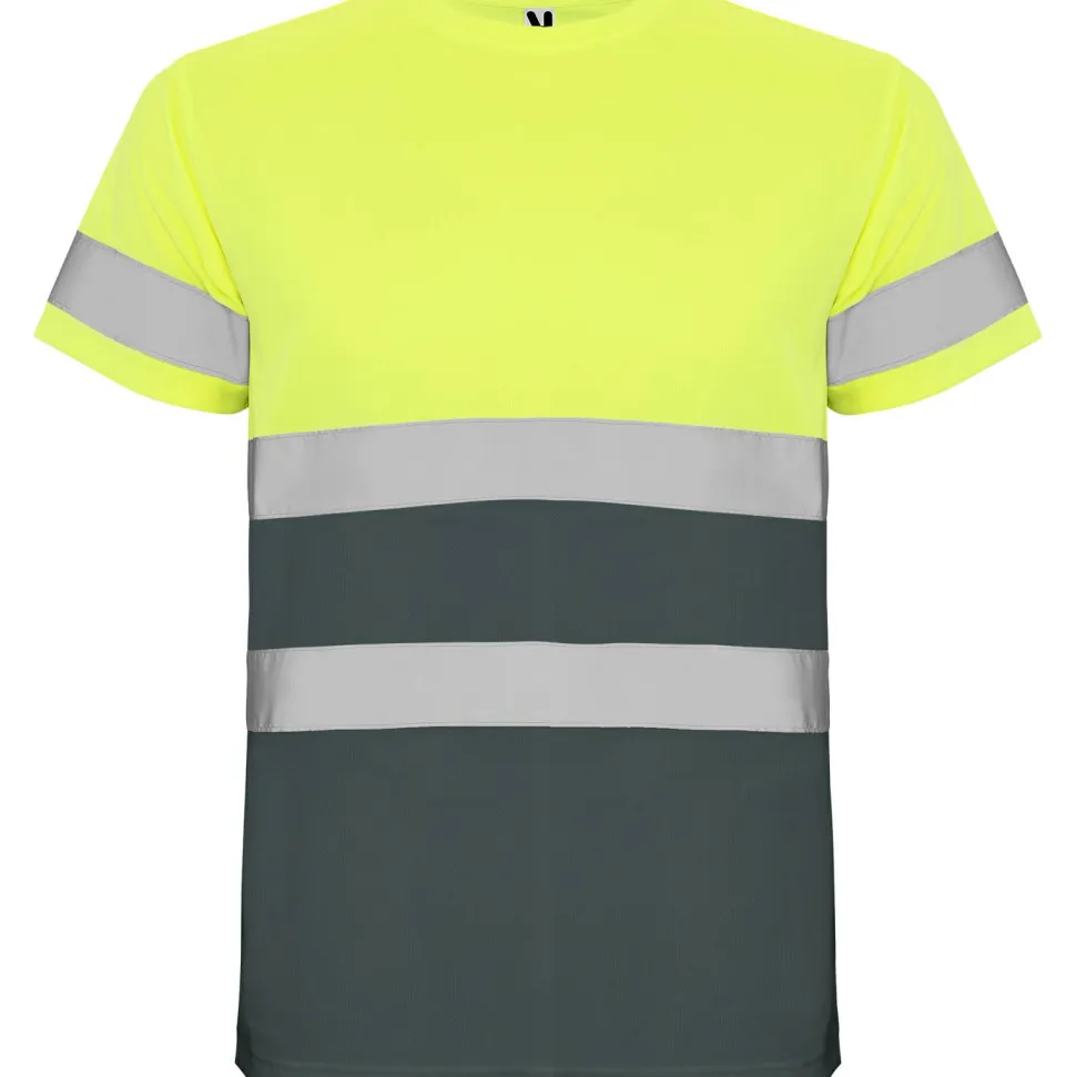 Roly HV9310 - DELTA T-shirt technique manches courtes haute visibilité
