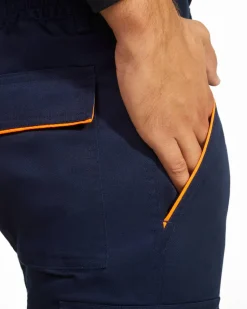 Roly HV9321 - ENIX Pantalon haute visibilité doublé à poches multiples