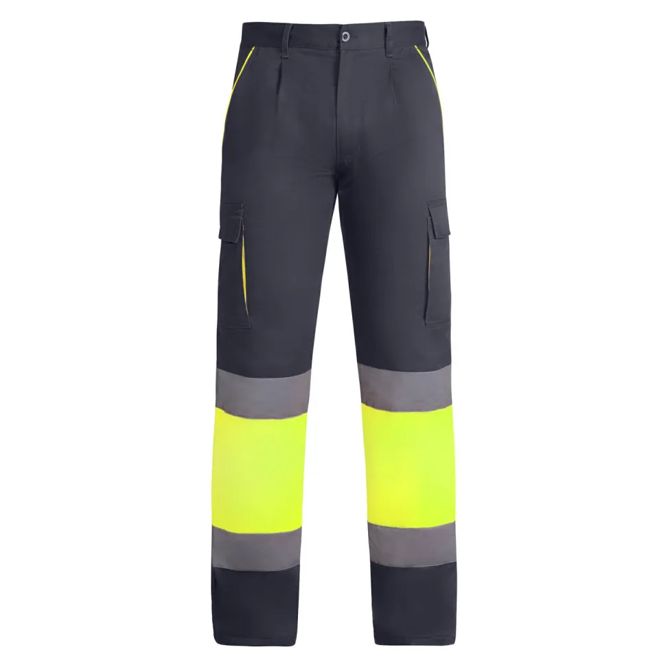 Roly HV9321 - ENIX Pantalon haute visibilité doublé à poches multiples