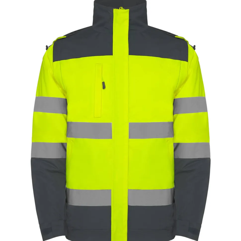 Roly HV9304 - EPSYLON Parka haute visibilité combinée en deux couleurs