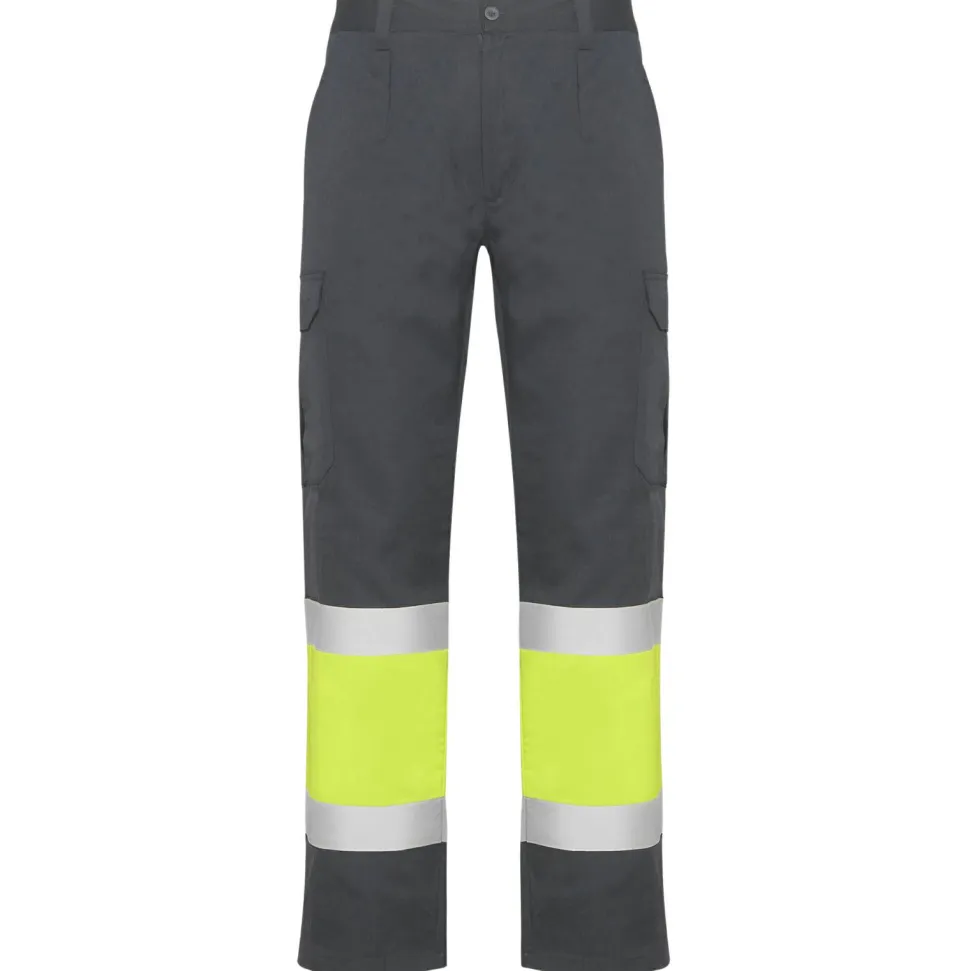 Roly HV9300 - NAOS Pantalon d'été multi-poches haute visibilité