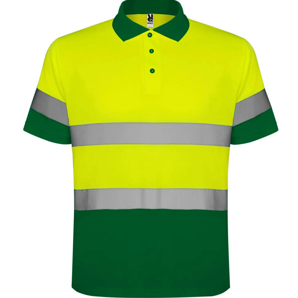 Roly HV9302 - POLARIS Polo technique manches courtes haute visibilité