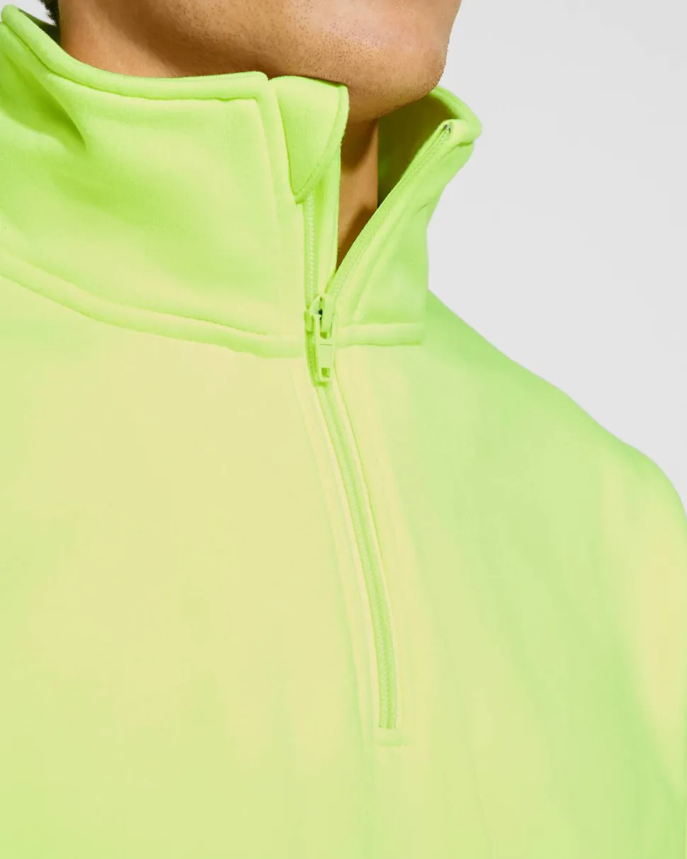 Roly HV9314 - SPICA Sweat haute visibilité avec zip