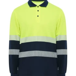 Roly HV9316 - VEGA LS Polo technique haute visibilité à manches longues