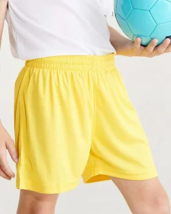 Roly PA0484 - CALCIO Short de sport avec slip intérieur et ceinture élastique avec cordon de serrage