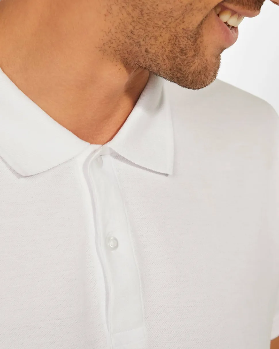 Roly PO6617 - Polo en Coton Bio Certifié avec Col et Manches Côtelés
