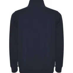 Roly SU1109 - ANETO Sweat avec demi zip ton sur ton et col montant